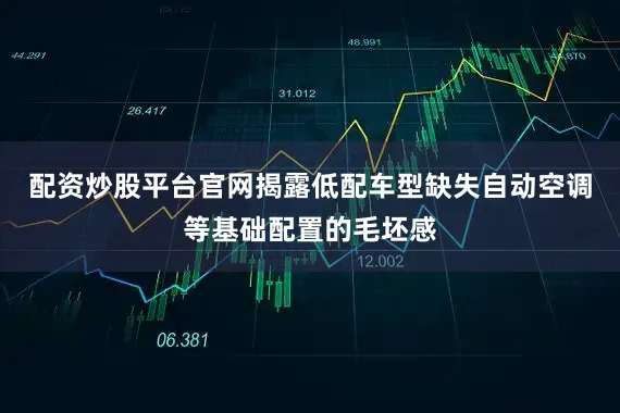 配资炒股平台官网揭露低配车型缺失自动空调等基础配置的毛坯感